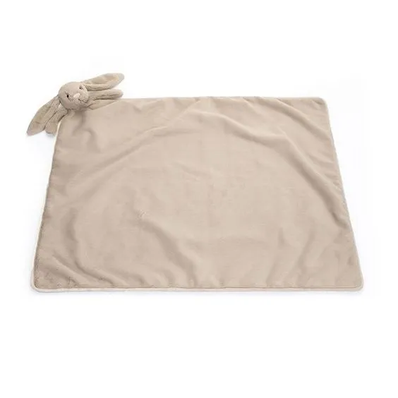 JELLYCAT- BASHFUL BEIGE BUNNY BLANKIE PLUSH TOY
