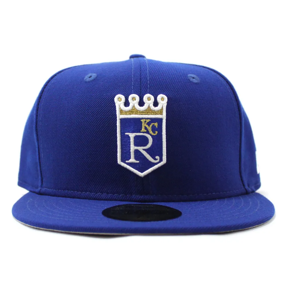 Kansas City Royals 1971 New Era 59Fifty Fitted Hat (Blue Gray Under Brim)