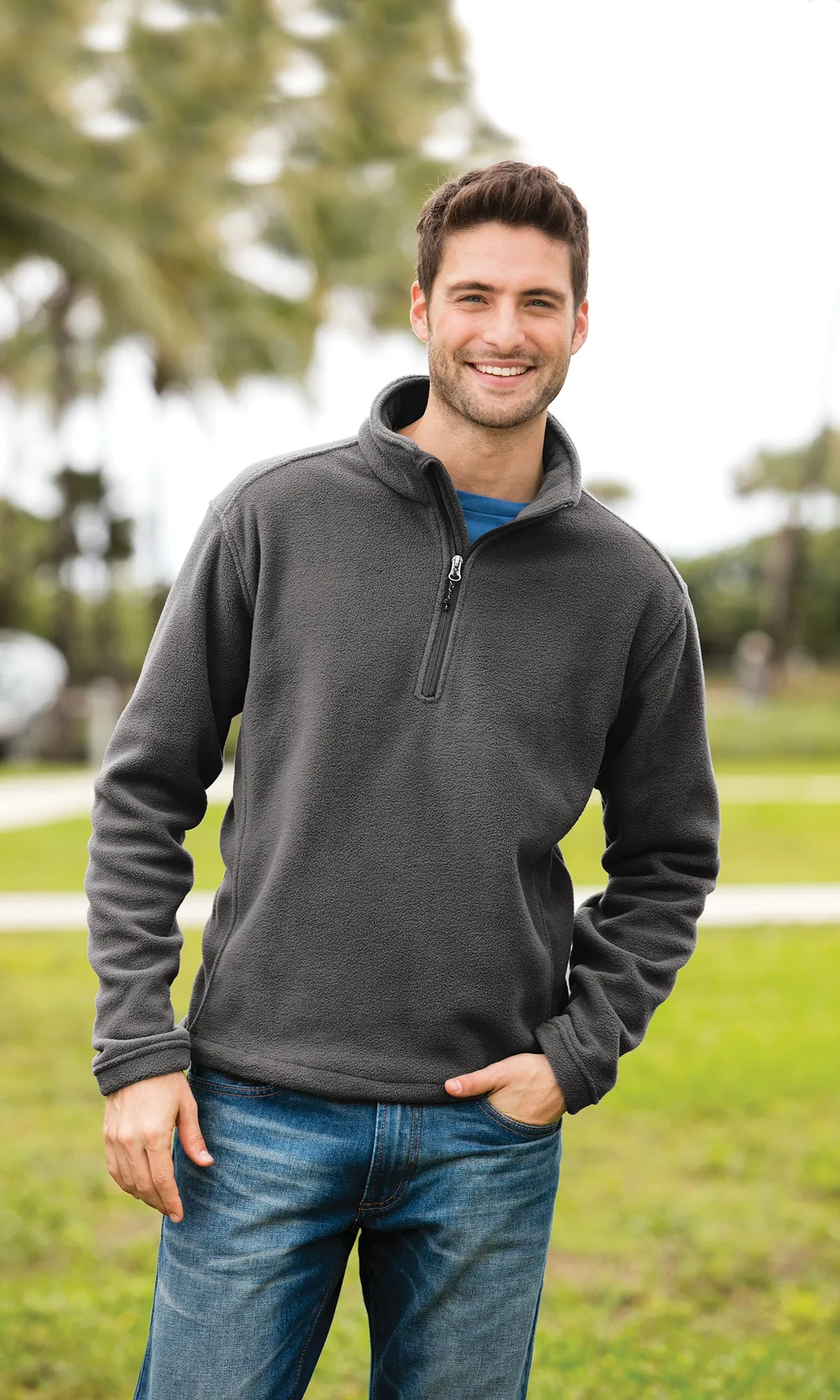 Kappa Delta Rho Alumni Quarter Zip Fleece Pullover