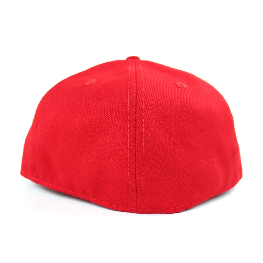 Kermit the Frog 59Fifty New Era Fitted Hats (The Muppets Red Gray Under Brim)