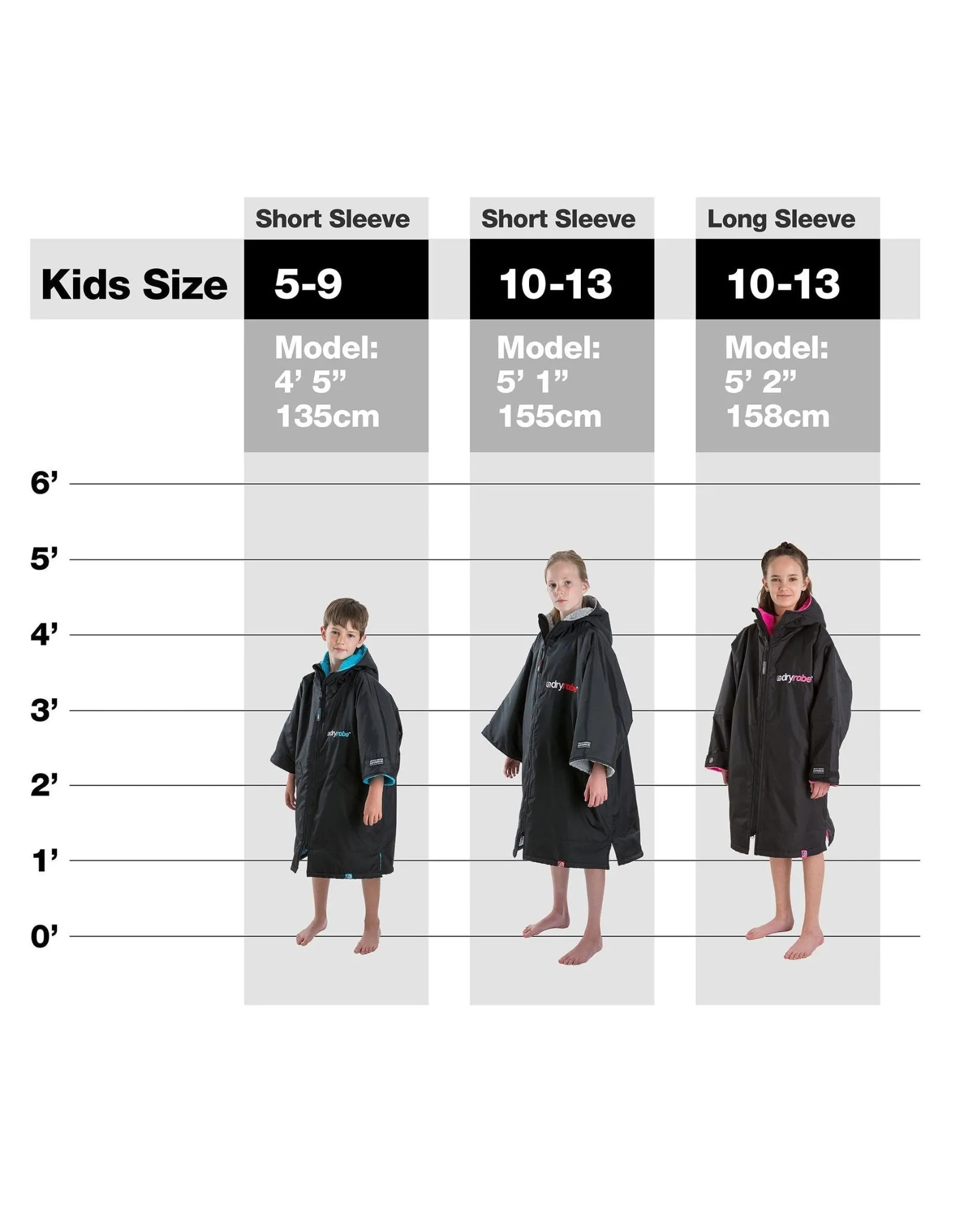Kids Advance Long Sleeve Robe 10-13 yrs