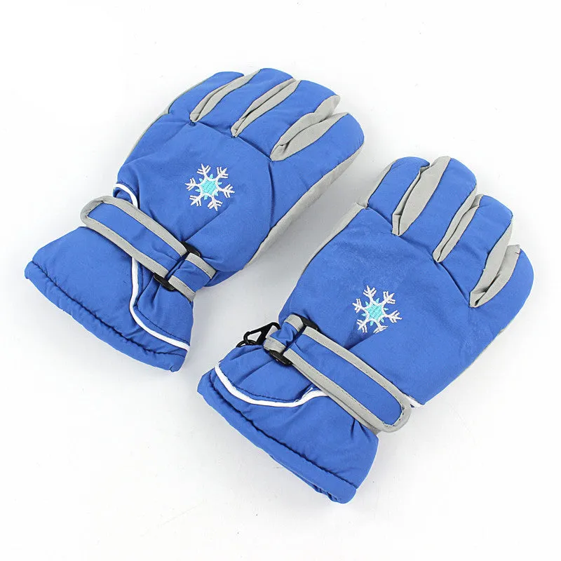 Kids children Windproof Waterproof Snow Ski Gloves outdoor sport warm gloves MG-05