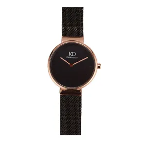 Knight and Day Black Mesh Band Watch P550WLA