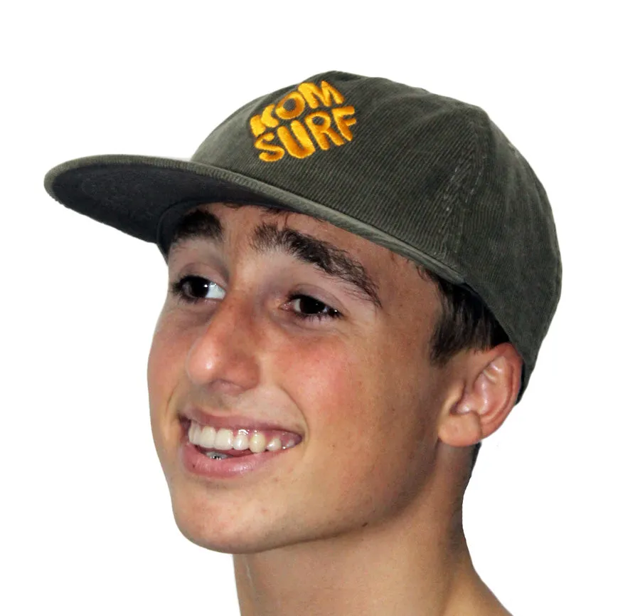 Kommetjie Surf Co Corduroy Cap Retro Olive