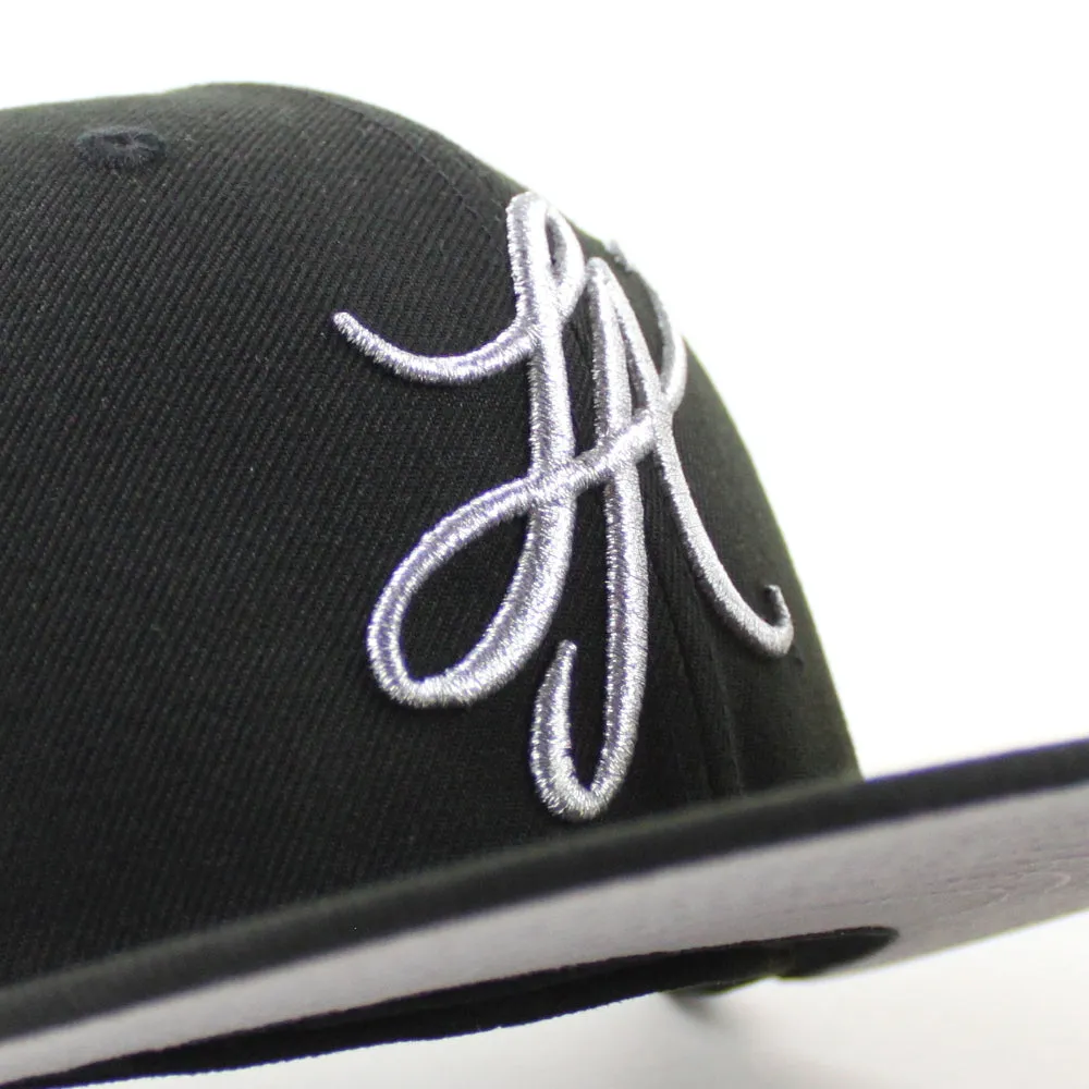 LA Script New Era 59Fifty Hat (Black Gray UNDER BRIM)