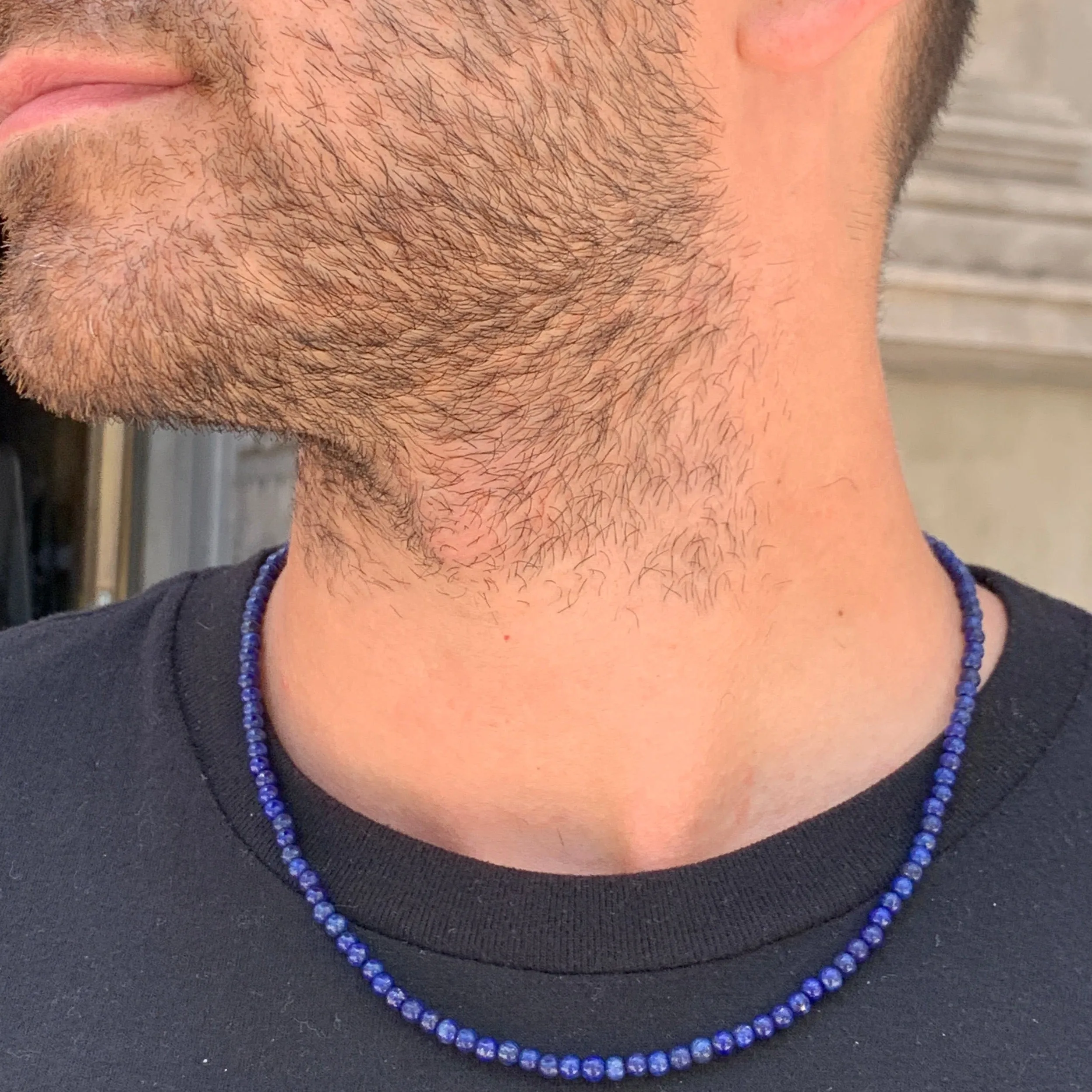 Lapis Beaded Necklace