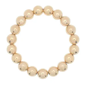 Large Gold Ball Bracelet