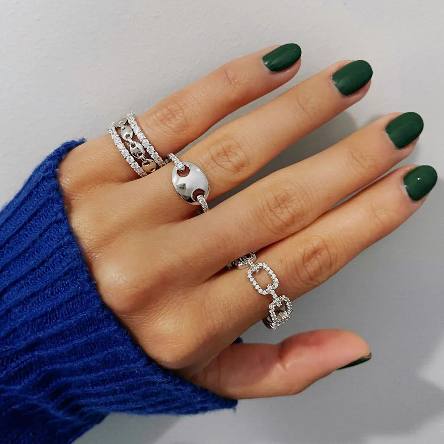 Large Mariner Pavé Band Ring