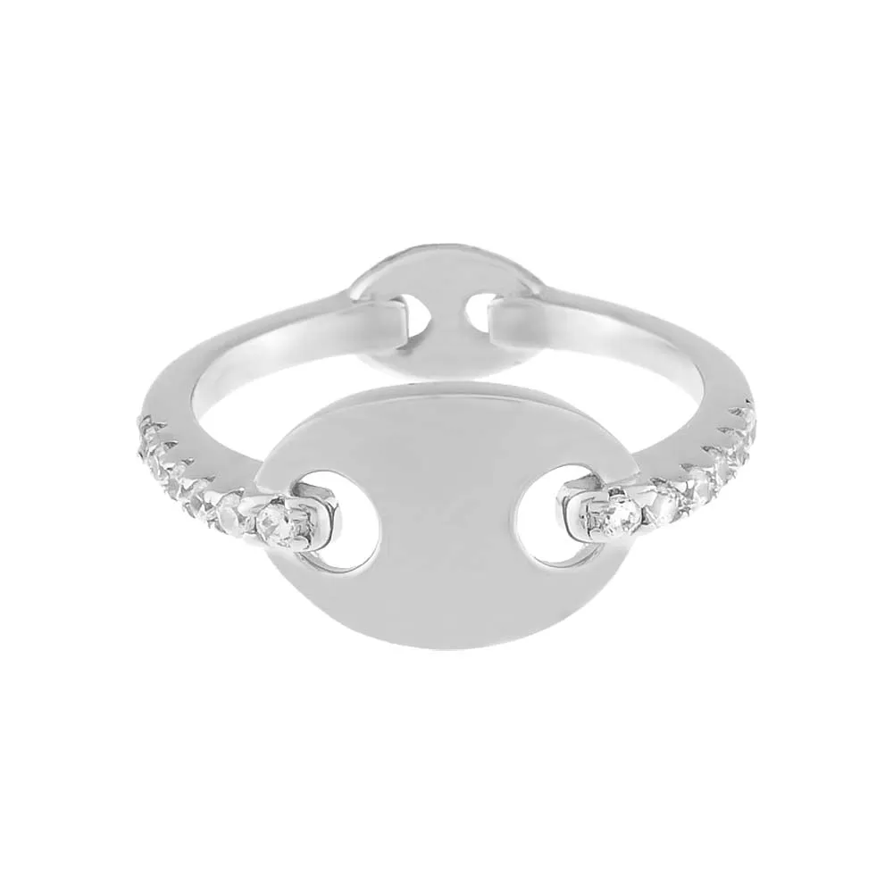Large Mariner Pavé Band Ring