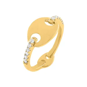 Large Mariner Pavé Band Ring