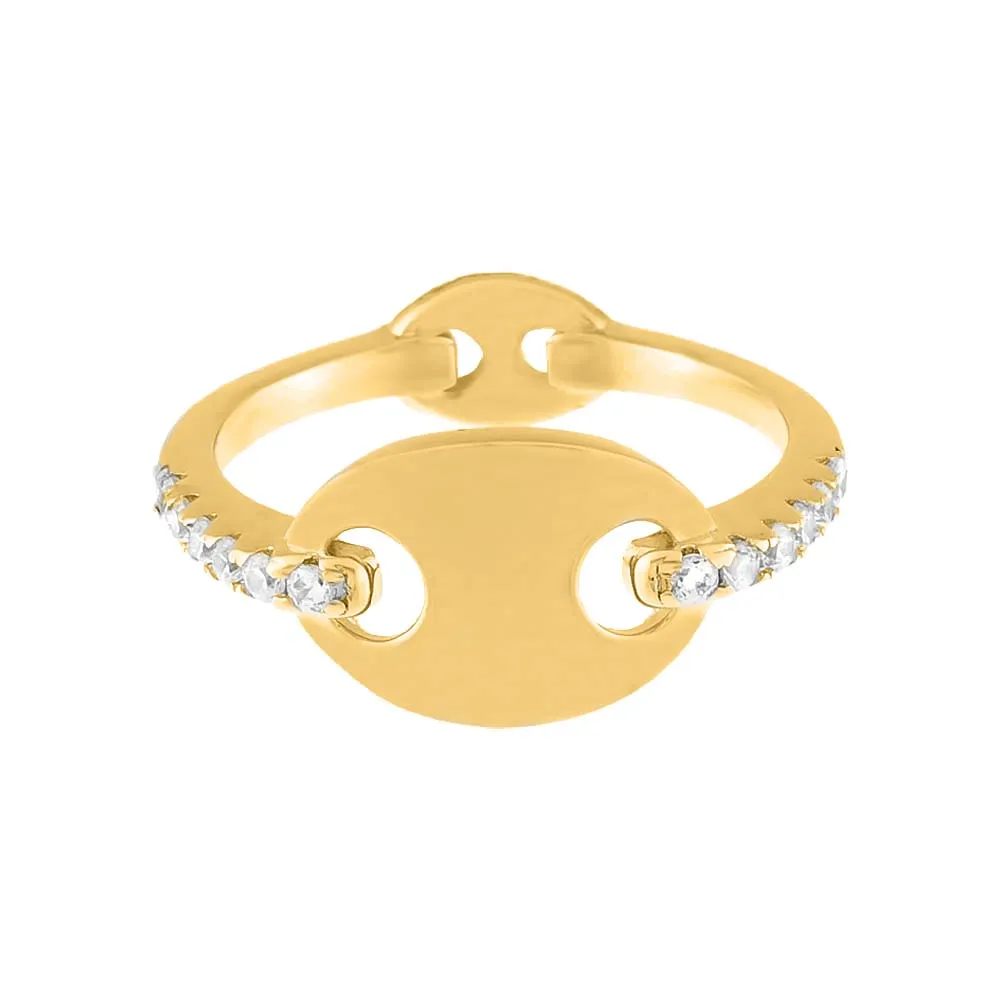 Large Mariner Pavé Band Ring