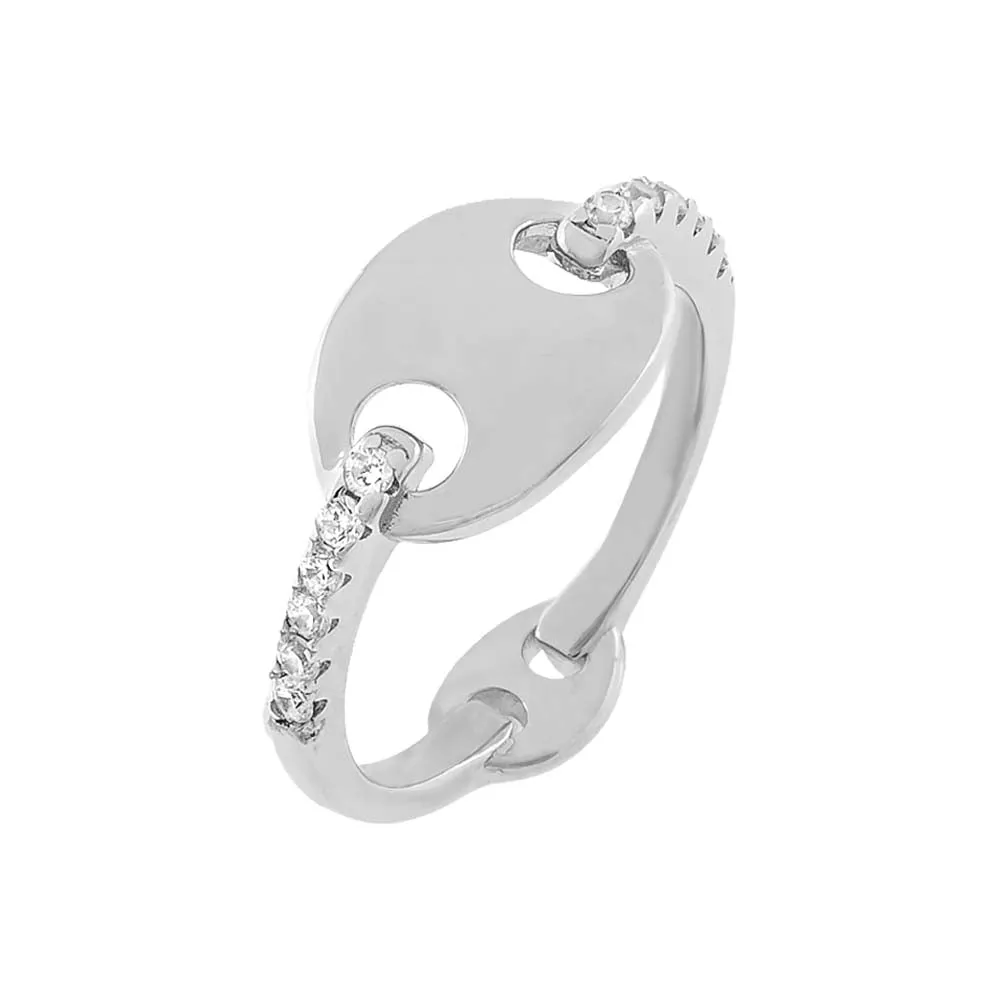 Large Mariner Pavé Band Ring