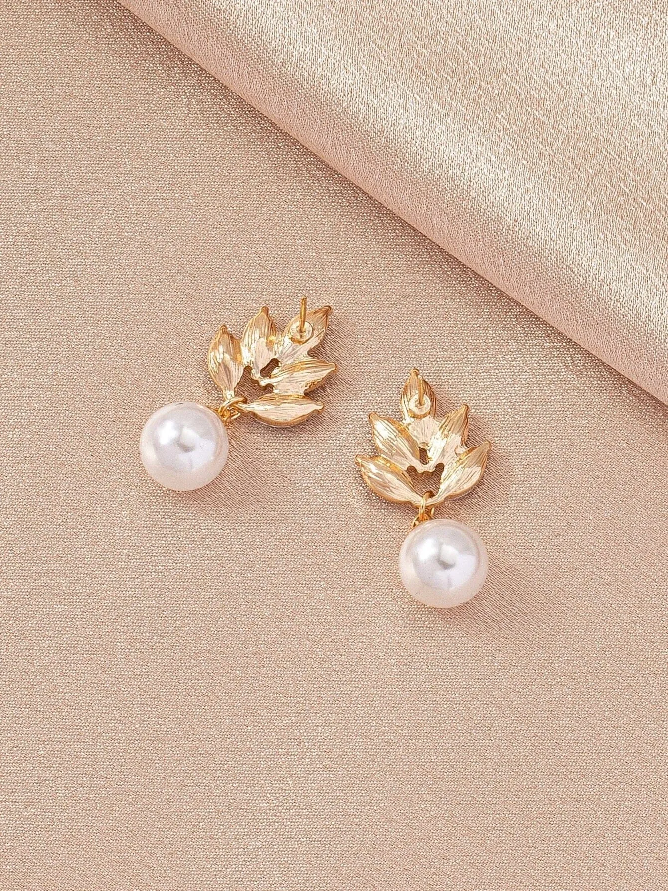 Large Pearl Dangle Crystal Stud Earrings, Wedding Bridal or Bridesmaid Pearl Drop Earrings, CZ Diamond Pearl Earrings