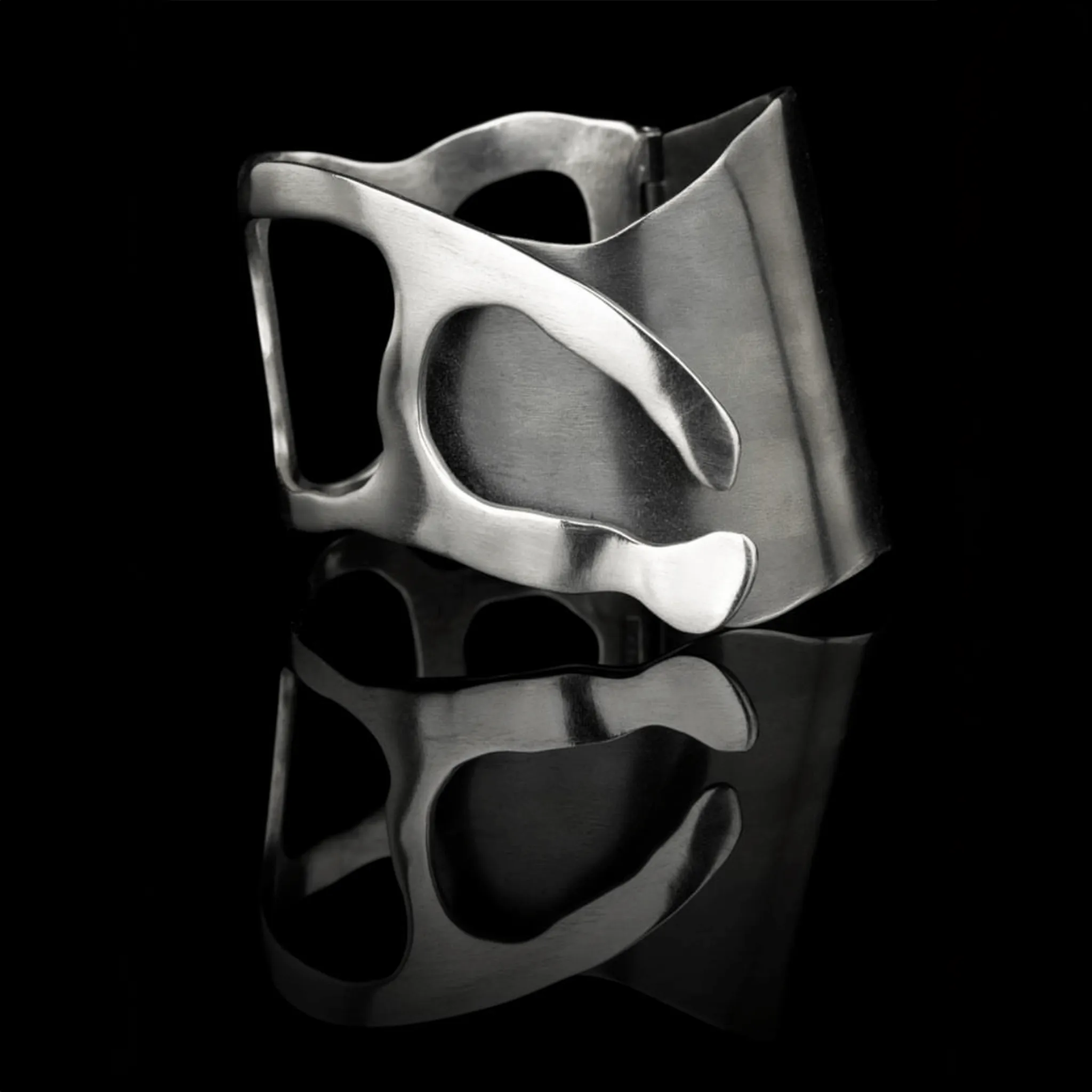 Lava Flow - Silver Bracelet