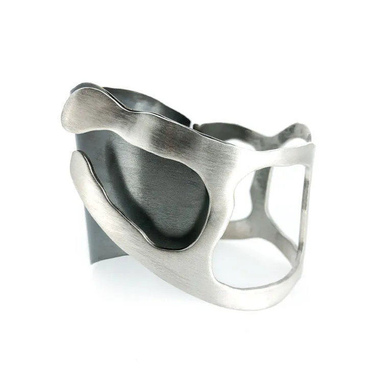 Lava Flow - Silver Bracelet