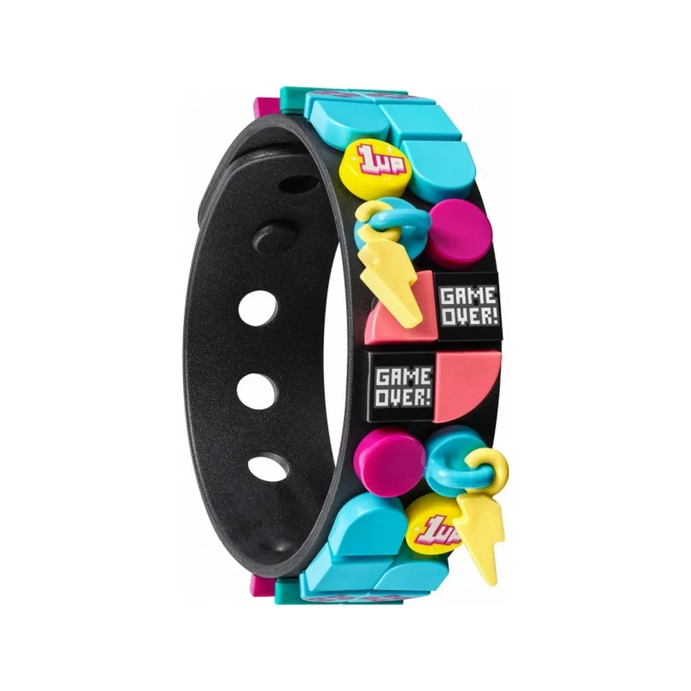 LEGO DOTS -  Bratara cu accesorii - Jocuri video 41943, 37 piese