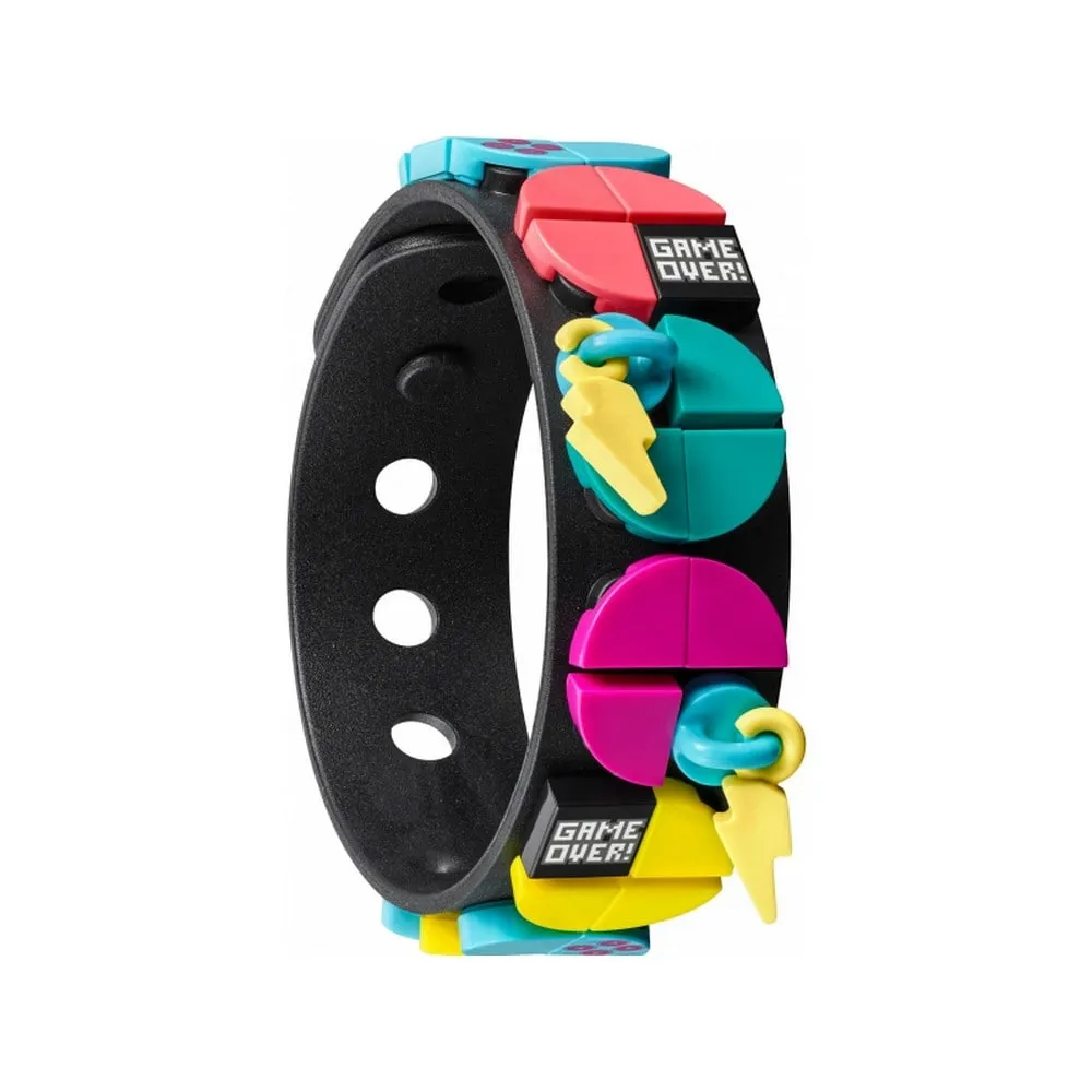 LEGO DOTS -  Bratara cu accesorii - Jocuri video 41943, 37 piese