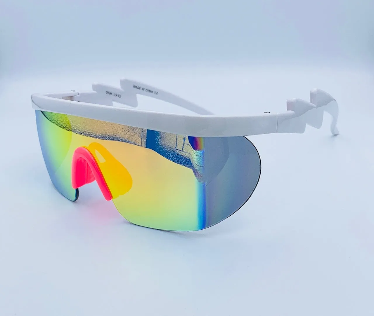 Lentes Deportivos VOGUETI Windproof de Sol a prueba de Viento Deportes al Aire Libre Gafas Lentes Policarbonato Espejo UV400