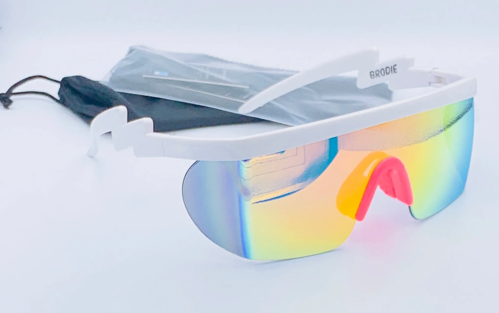 Lentes Deportivos VOGUETI Windproof de Sol a prueba de Viento Deportes al Aire Libre Gafas Lentes Policarbonato Espejo UV400