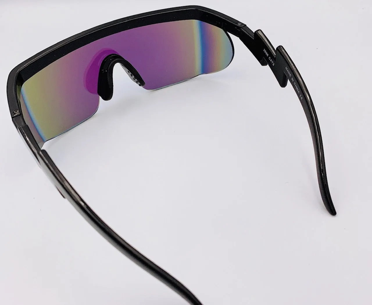 Lentes Deportivos VOGUETI Windproof de Sol a prueba de Viento Deportes al Aire Libre Gafas Lentes Policarbonato Espejo UV400