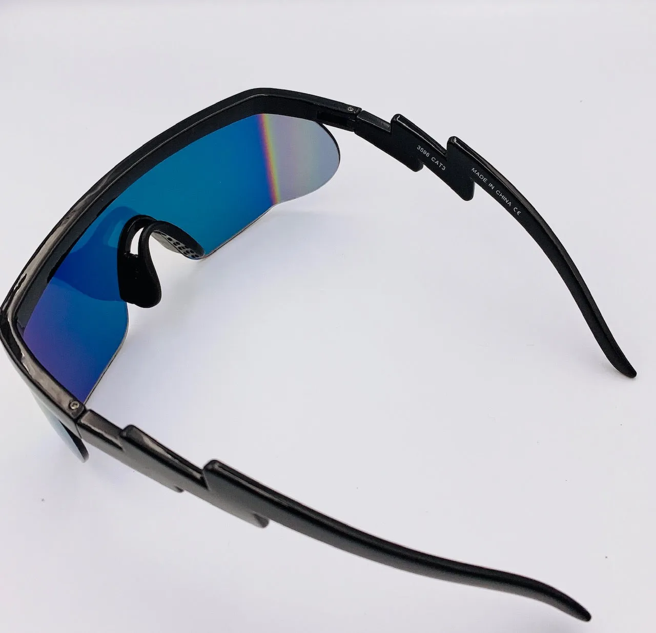 Lentes Deportivos VOGUETI Windproof de Sol a prueba de Viento Deportes al Aire Libre Gafas Lentes Policarbonato Espejo UV400