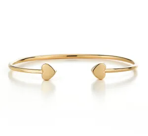 LILY HEART BANGLE