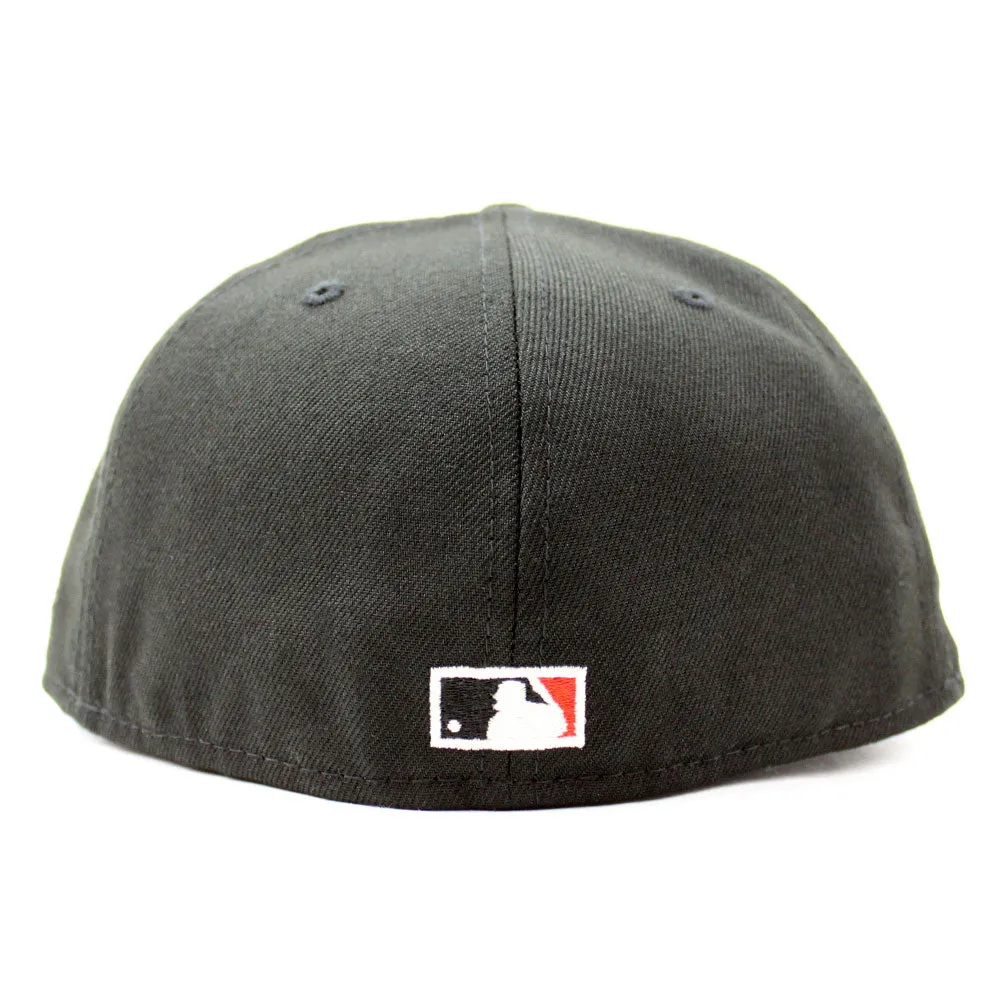 Los Angeles Dodgers 100 Anniversary New Era 59Fifty Fitted Hat (Glow in the Dark Rose Black Green Under Brim)