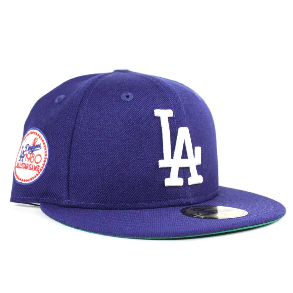 Los Angeles Dodgers 1980 All-Star Game New Era 59Fifty Fitted Hat (Green Under Brim)