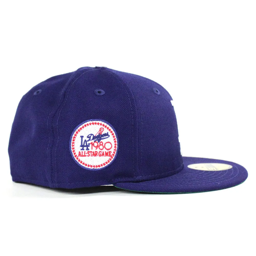Los Angeles Dodgers 1980 All-Star Game New Era 59Fifty Fitted Hat (Green Under Brim)
