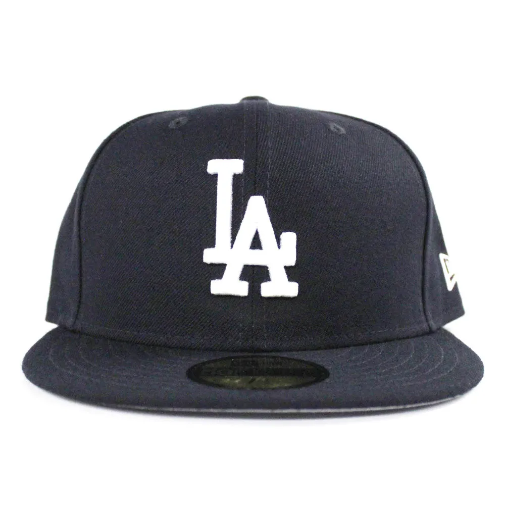 Los Angeles Dodgers New Era 59Fifty Fitted Hat V2 (Navy Gray Under Brim)