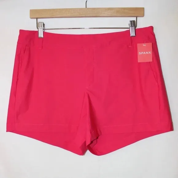 Lot of 2 NWT Spanx Sunshine Casual Stretchy Shorts Size Large in 4” &amp; 6”