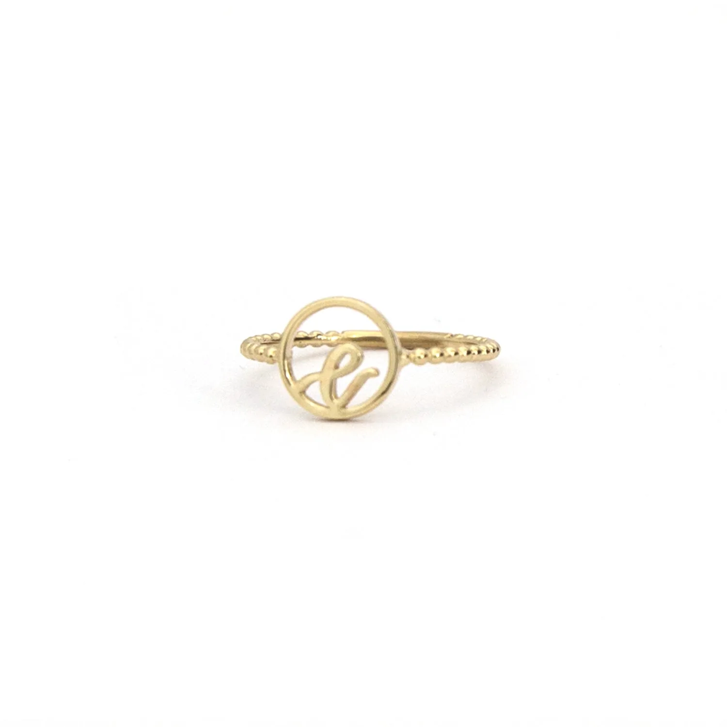 Love Letter Disc Ring