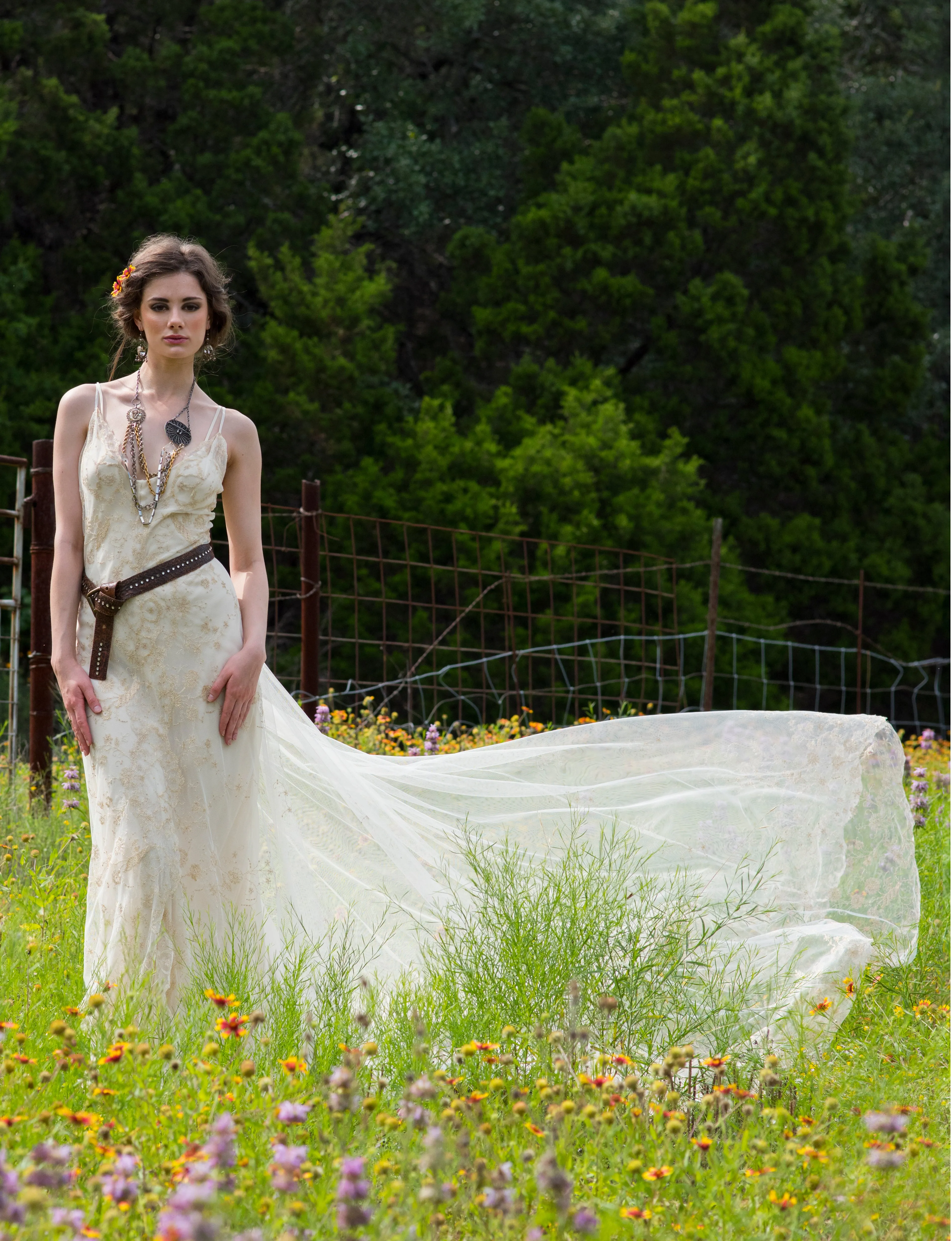 Luxe Bohemia Wedding Gown