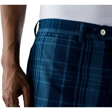 Madras Summer Short, Blue Plaid