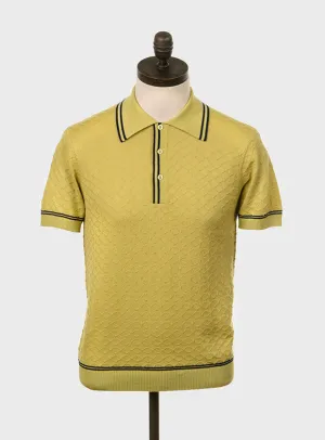McGriff Knitted Polo Shirt Pistachio