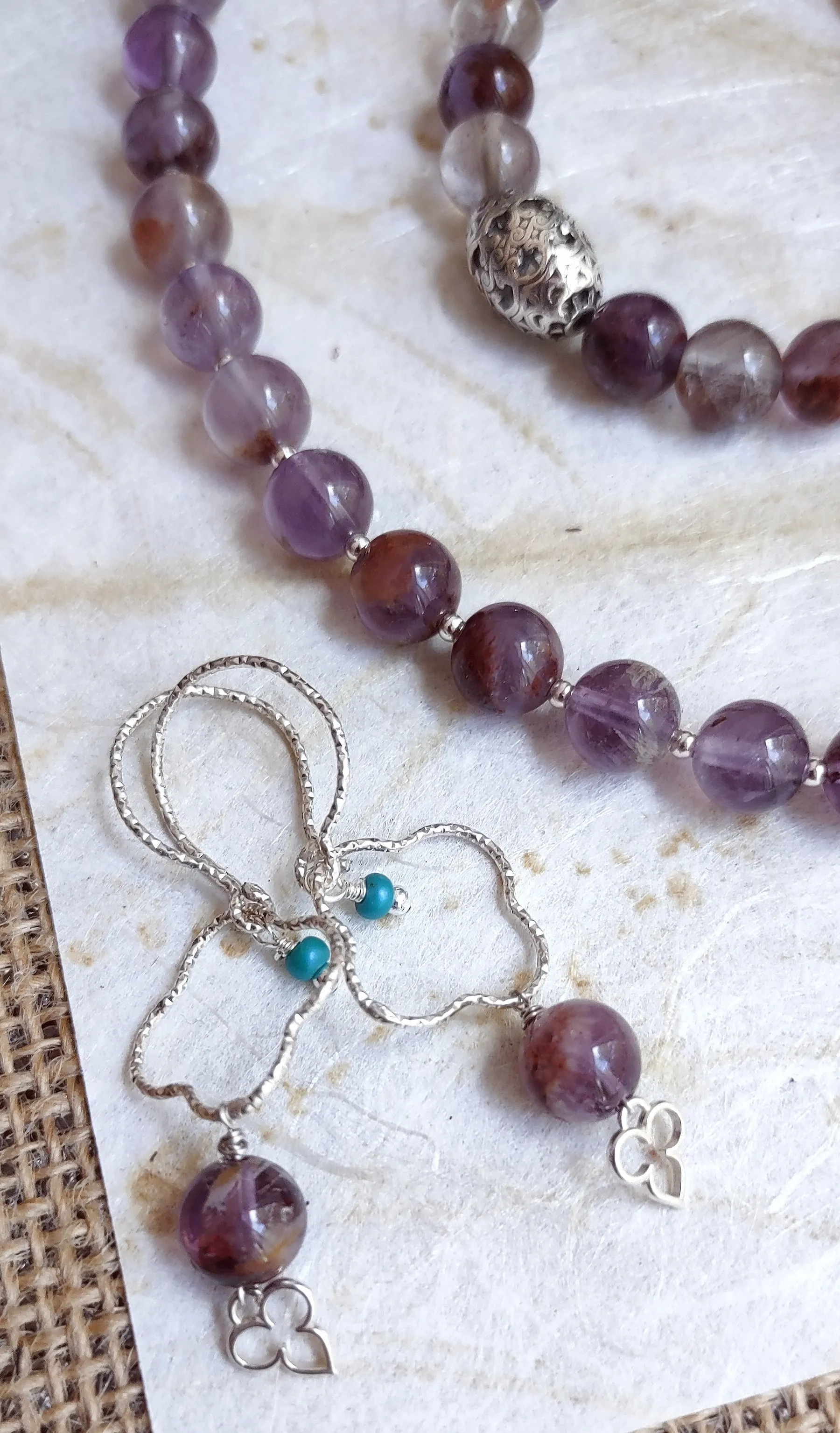 Melody Stone Necklace, Bracelet, Earrings Set