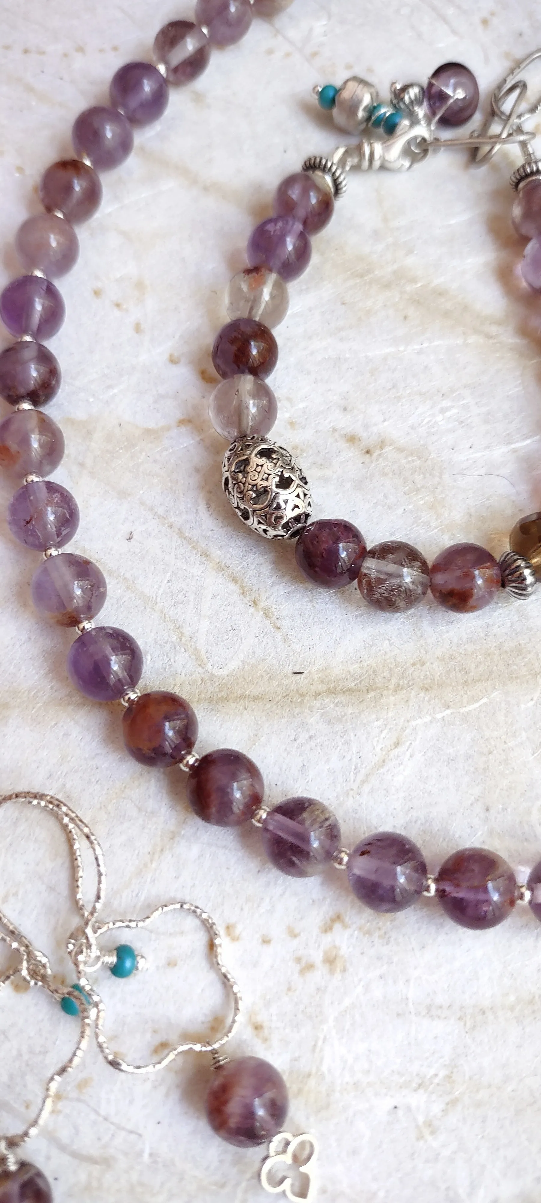 Melody Stone Necklace, Bracelet, Earrings Set