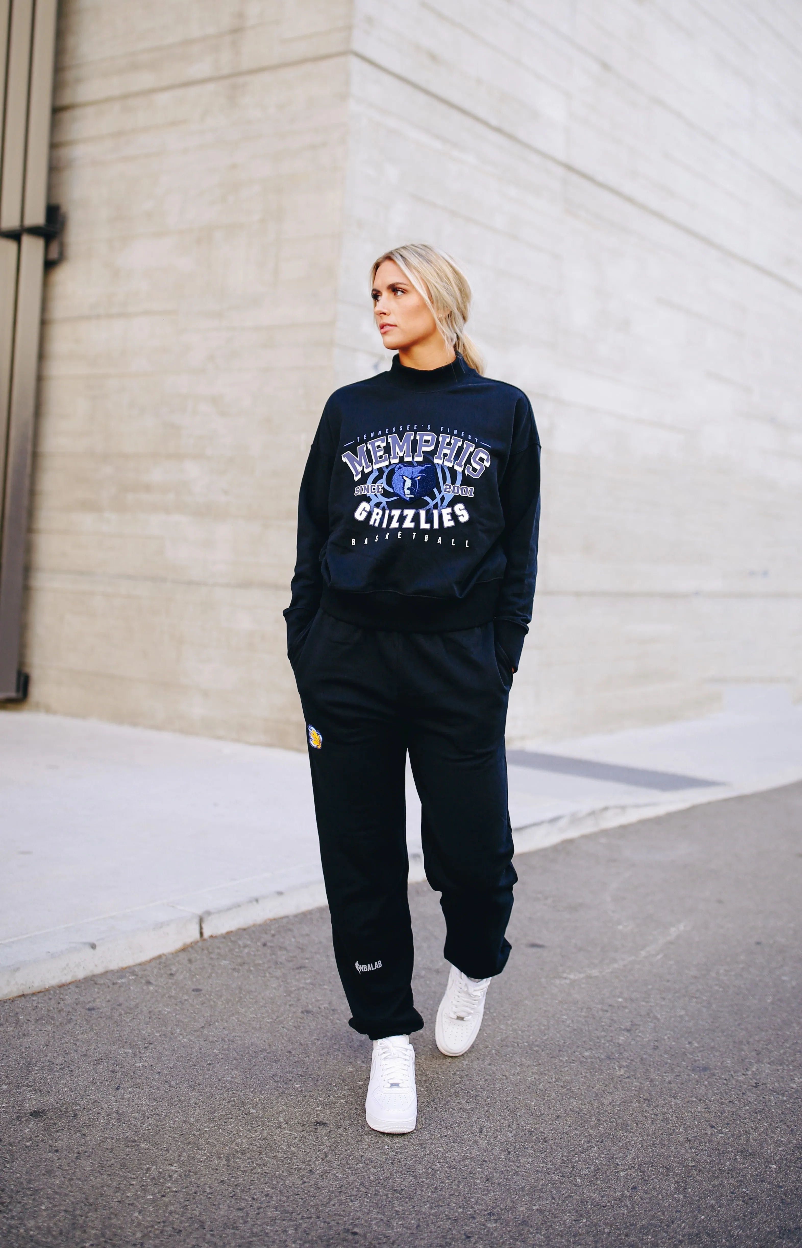 Memphis Grizzlies Mock Neck Top