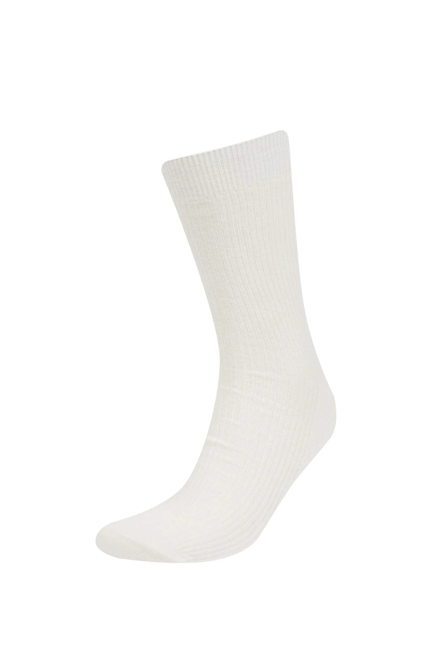 Mens Comfortable Rubber 5 Pcs Cotton Long Socks