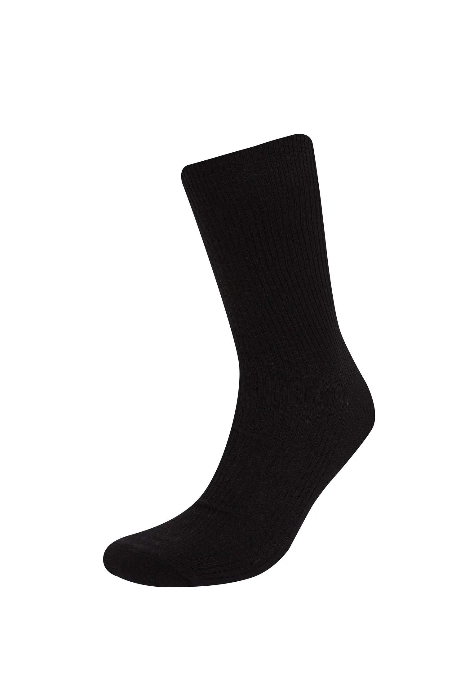 Mens Comfortable Rubber 5 Pcs Cotton Long Socks