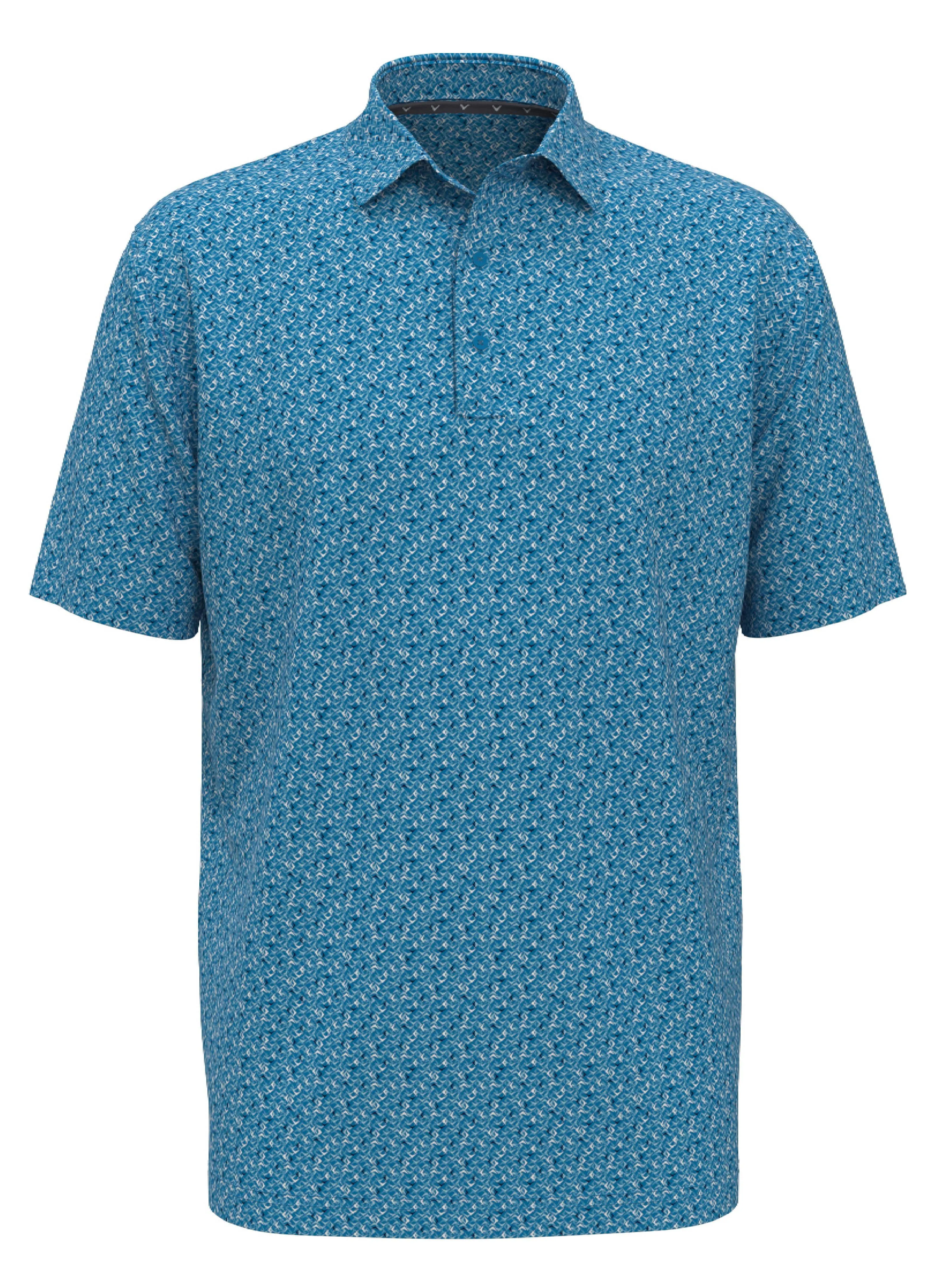 Mens Confetti Chevron All Over Polo
