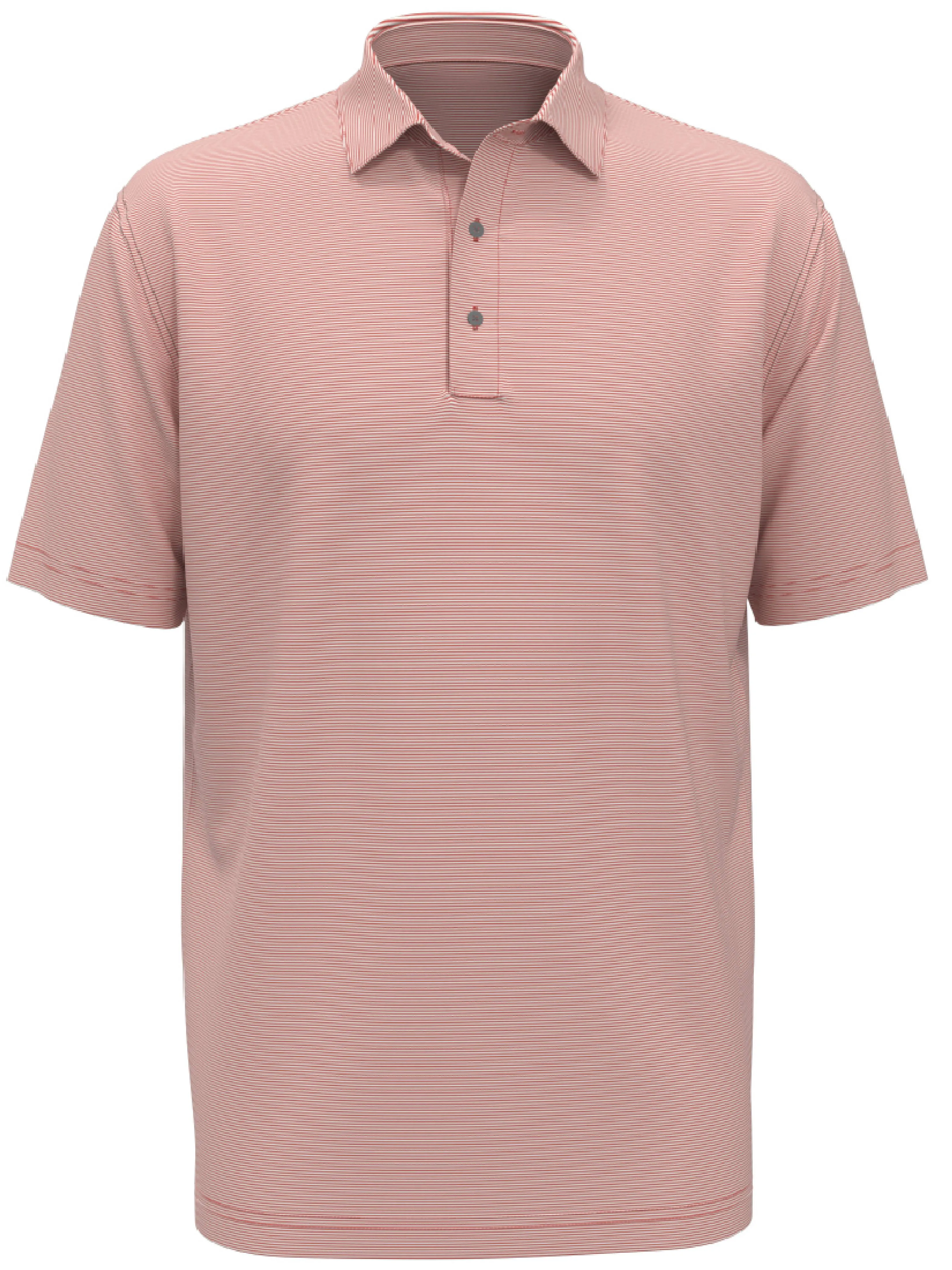 Mens Fine Line Stripe Golf Polo
