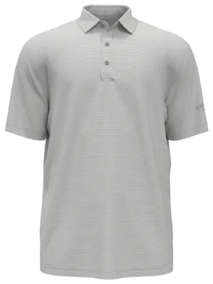 Mens Fine Line Stripe Golf Polo