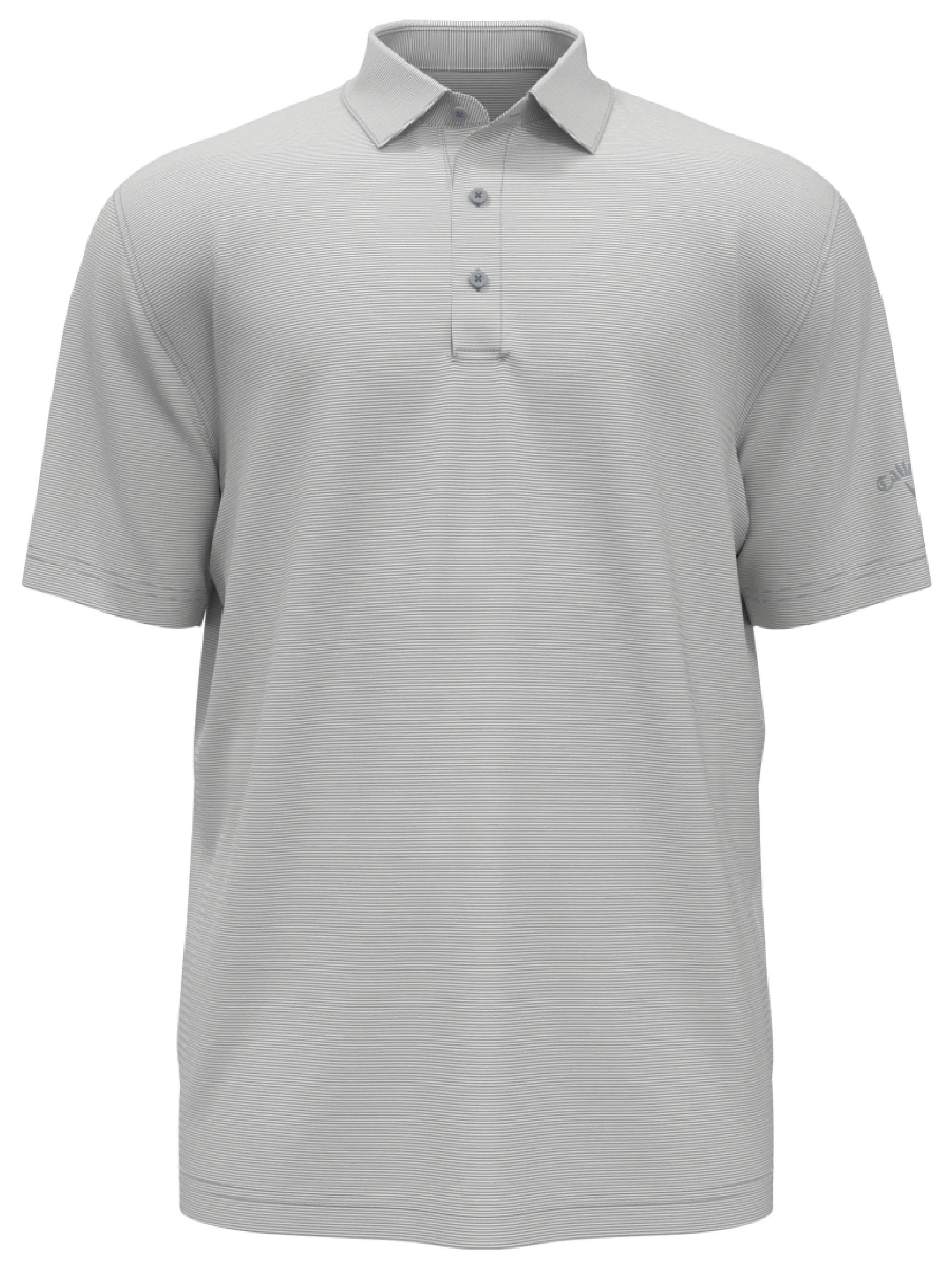 Mens Fine Line Stripe Golf Polo