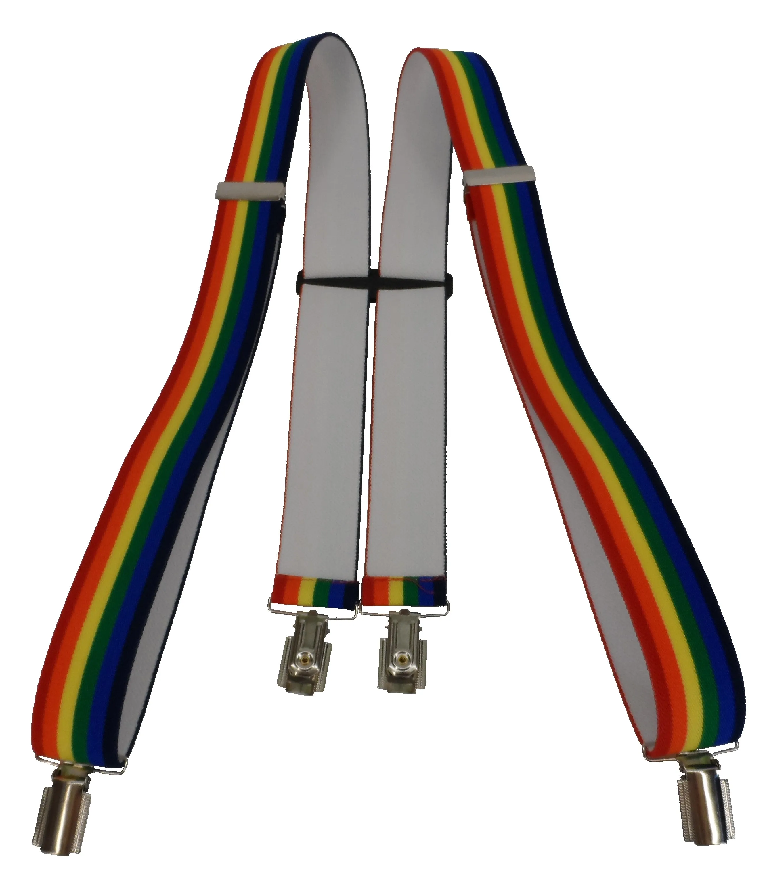 Mens Retro Rainbow Made in England 35 mm Braces