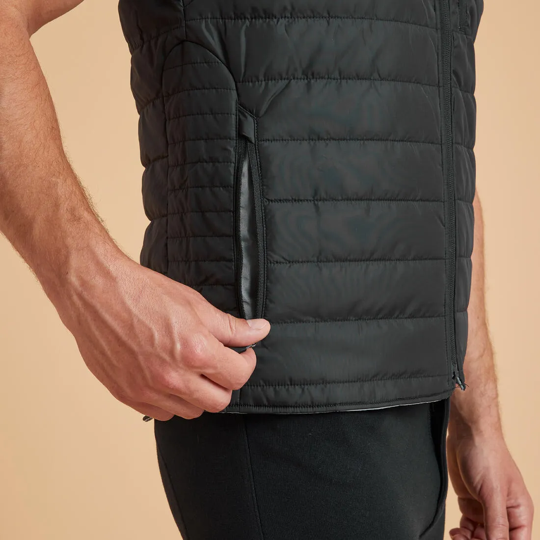 Men's Sleeveless Horse Riding Padded Jacket 100