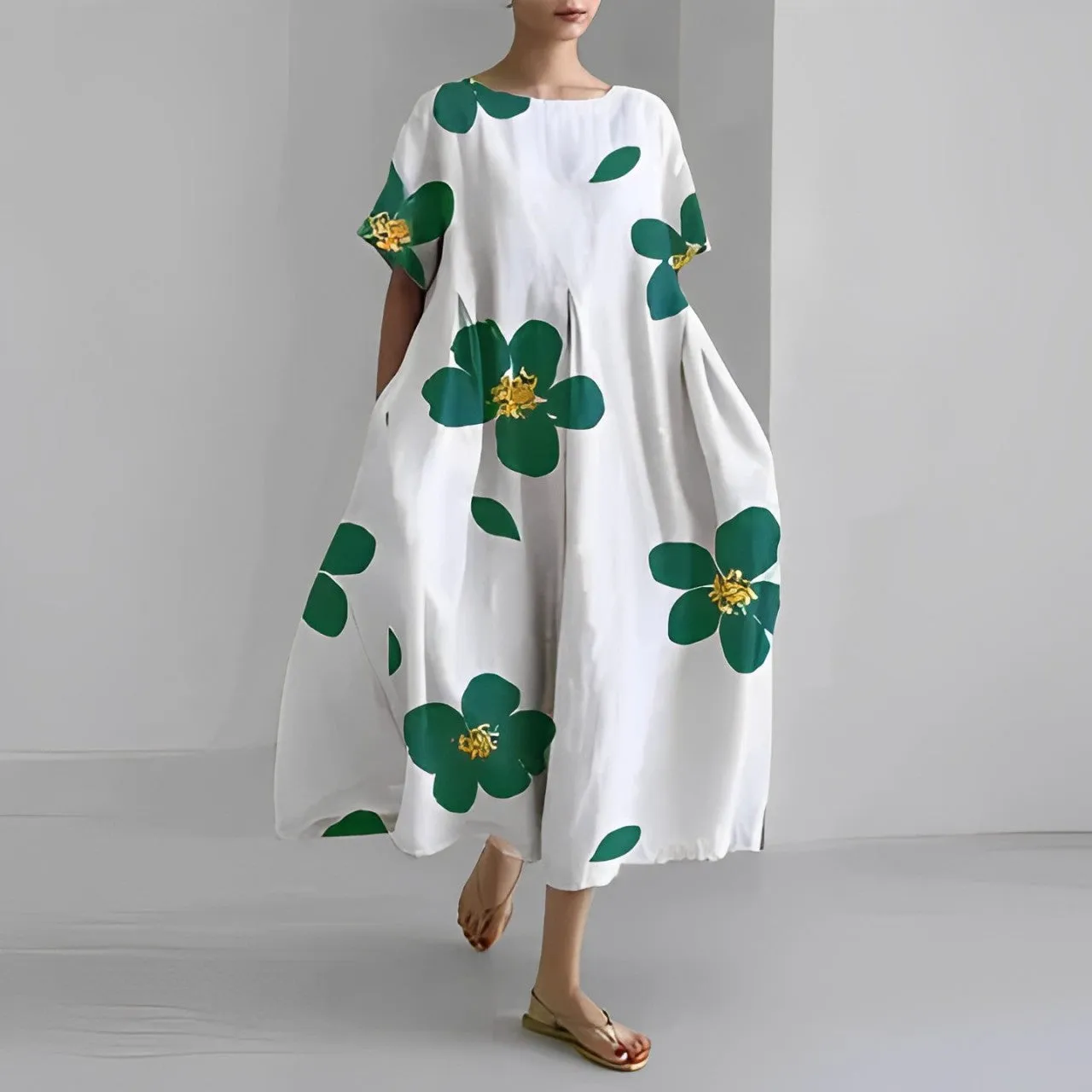 MERLYNN | COMFORTABLE FLORAL DRESS