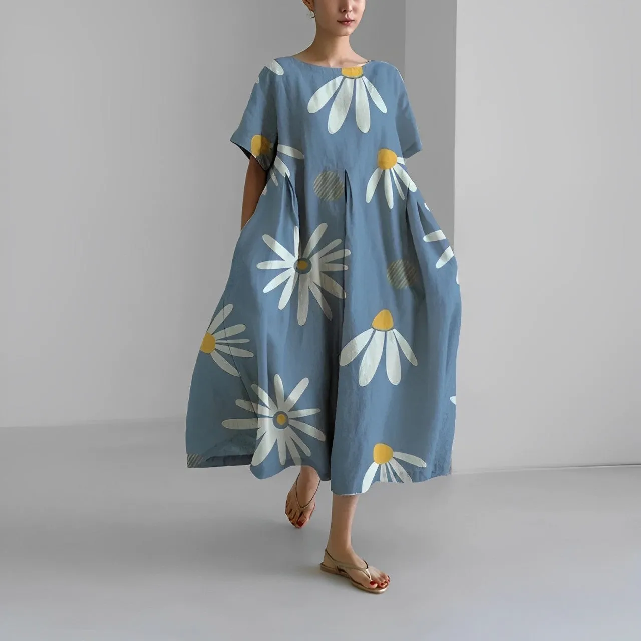 MERLYNN | COMFORTABLE FLORAL DRESS