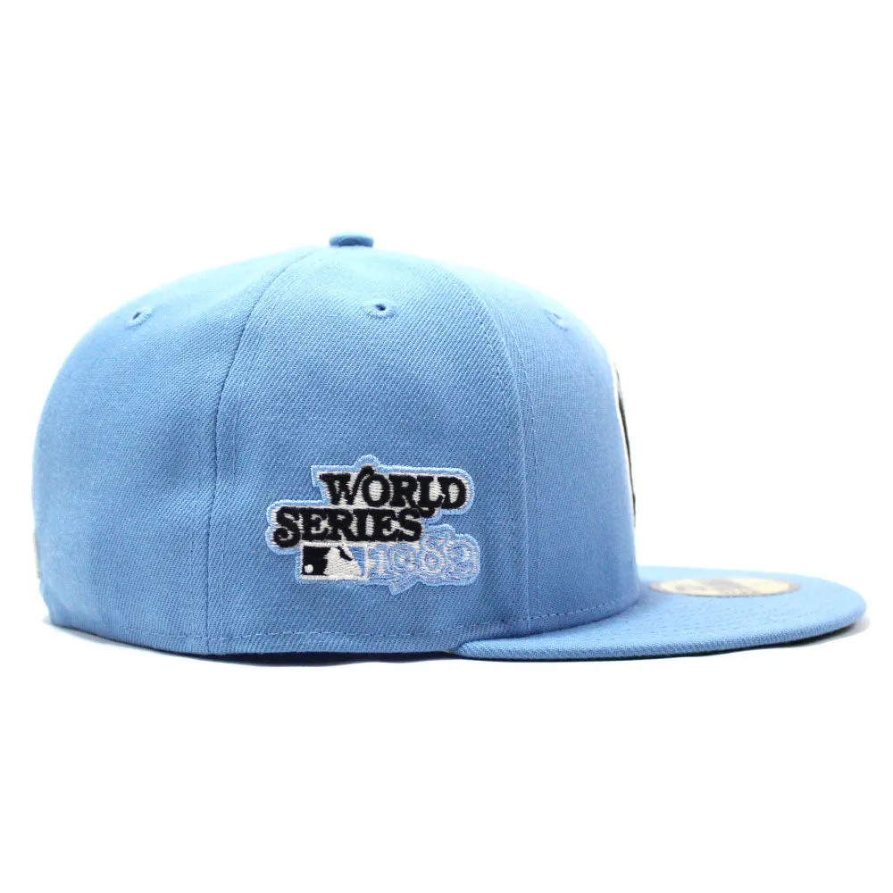 Milwaukee Brewers 1982 World Series New Era 59Fifty Fitted Hat (Glow in the Dark Sky Blue Green Under Brim)