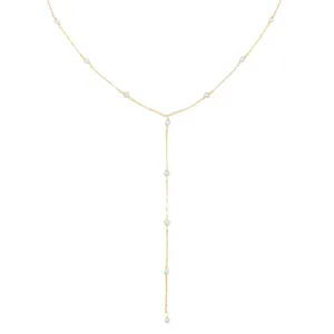 Mini Pearl Lariat